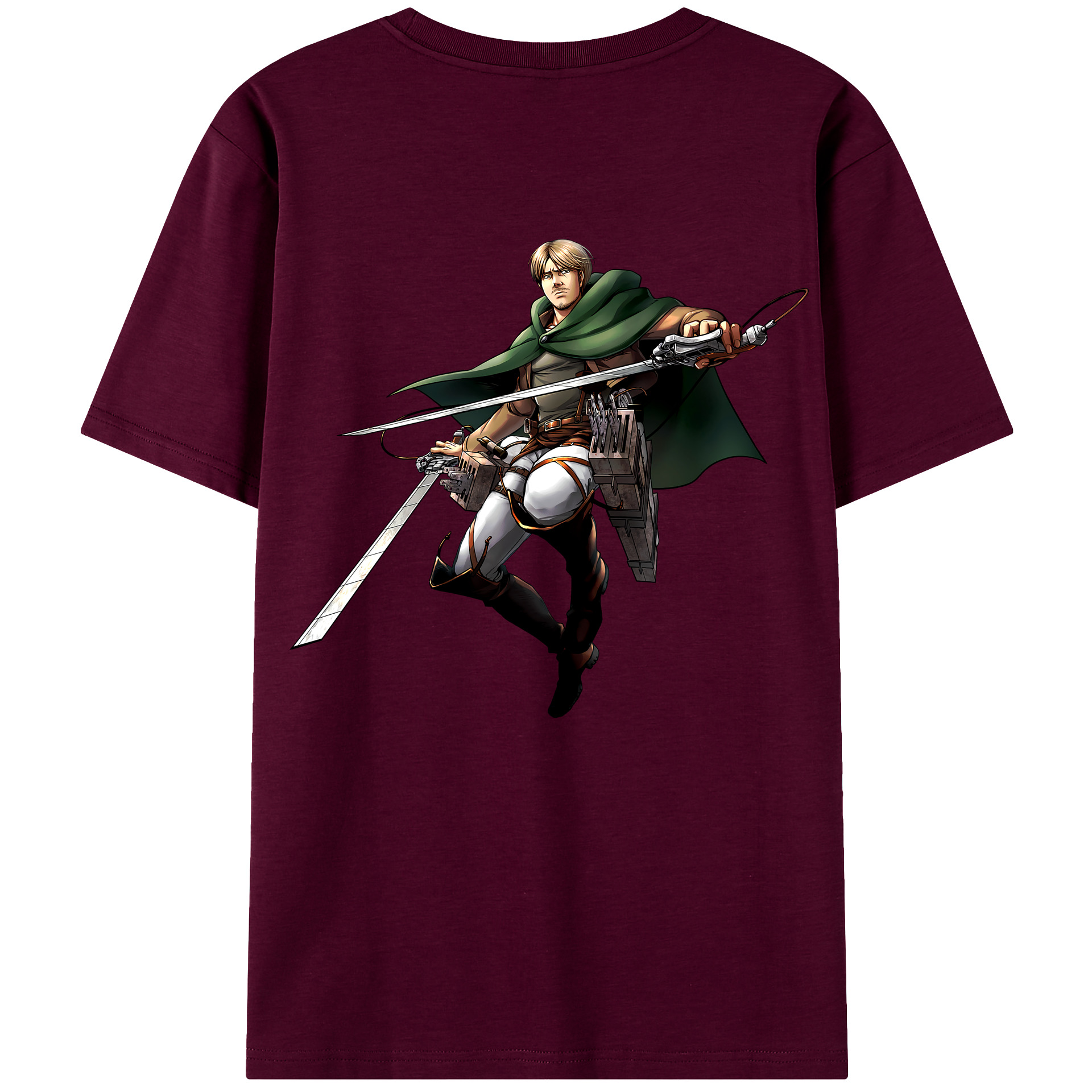 （画像用） 進撃の巨人 Attack on Titan レディース半袖Tシャツ(バックプリント)